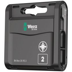 Wera 05057760001 Bit-Box 20 PZ PZ 2 x 25 mm 20 Piece