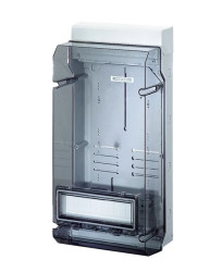 Obudowa licznikowa KV IP65 295x583x182 z okienkiem na 12 modułów KV 9337 6100103