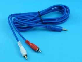 2xWT.RCA-&gt;1xWT.JACK 3,5 ST 1,8mb 4mm