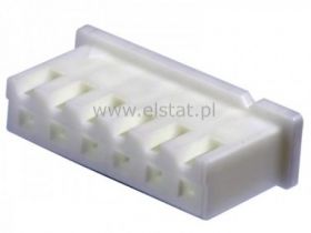 HG 06 wtyk raster 2,50mm 6-styk, żeński na kabel