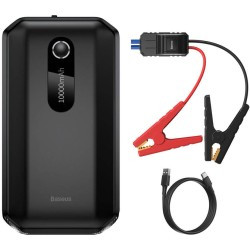 POWERBANK BOOSTER Baseus Max Car Jump Starter CGNL020101 10000mAh 12V 1000A + KABLE KROKODYLKI