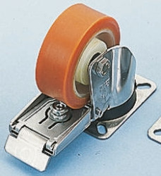 Koło samonastawne średnica kabla 150mm Płyta LAG 370kg wysokość całkowita 192mm