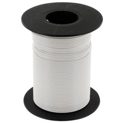econ connect KL025WS50 Strand Cable 1x0.25mm&#xB2; White 50m