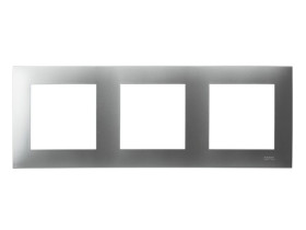 SZAFIR Ramka 3 potrójna srebro R-3Z/18 OSPEL