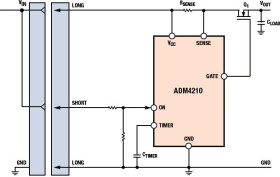 Low Voltage Hot Swap Controller in 6-pin TSOT Package