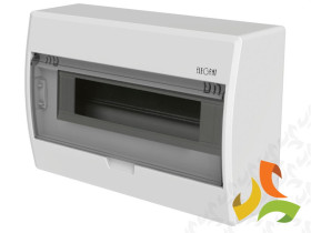 Rozdzielnica natynkowa 12 modułowa 1x12M drzwi transparentne IP40 ELEGANT RN N+PE 2423-01 ELEKTRO-PLAST NASIELSK