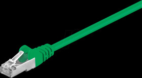 68052 Cat.5e SF/UTP patch cable CCA green 50 m
