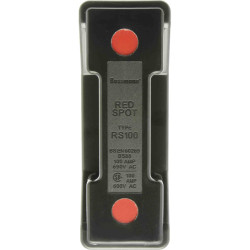 Uchwyt bezpiecznikowy montowany na szynie Mocowanie szynowe rozmiar: A4 100A 690V ac Kołek przedni połączony/tylny