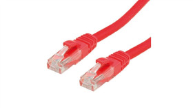 Value Patchkabel Utp Kat. 6 (Klasa E), Ls0h, Czerwony, 1 M