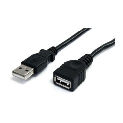StarTech.com USBEXTAA10BK 10 ft Black USB 2.0 Extension Cable A To A - M/F