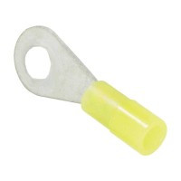 KKO-4YC/5 Konektor oczkowy w izolacji żółtej - oczko 4mm, przekrój przewodu 0.1-0.4mm2 - kpl. 5 szt - WYPRZEDAŻ - 1 opakowanie w