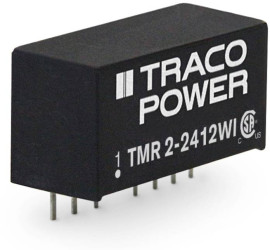 TracoPower TMR 2-4810WI Przetwornica DC/DC, do PCB 48 V/DC 3.3 V/DC 500 mA 2 W Ilość wyjść: 1 x Content 1 szt.