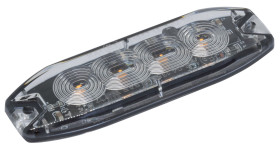 Sygnalizator 10 → 30V Migające Przezroczysty Montaż śrubowy LED