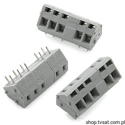 236-008-058 Snap Socket PCB to Wire 5 Pin THT WAGO