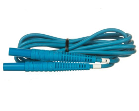 Przewód pomiarowy 2,2m niebieski /wtyki bananowe/ WAPRZ2X2BUBB