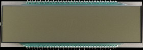 DE156RU-30/7.5 LCD 7-segment, 6 digits, H:25.4 mm, reflective