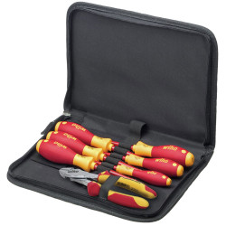 Wiha 38020 electrician Tool Set, 7 Piece