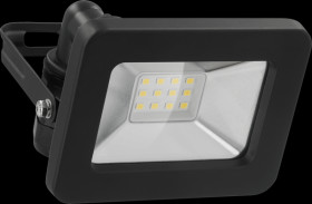 53868 LED flood light, 10 W, black, IP65