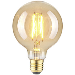 LightMe LM85060 LED Globe 4.5W Amber Nostalgic Glass Warm Glow