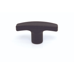 Uchwyt do szafki Tworzywo termoplastyczne szerokość: 27mm RS PRO długość: 80mm Czarny, mat