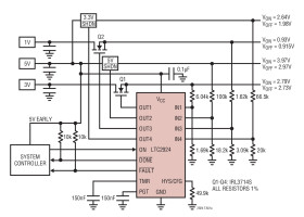 Quad Power Supply Sequencer