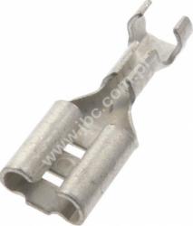 20060-4.8 Konektor żeński 4,8mm, długość 16mm, mosiądz Ni, ELECTRO-PJP, 2006048