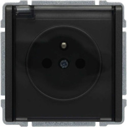 KOS 66 Gniazdo bryzgoszczelne pojz klapką dymną bez ramki 16A 250V 660940