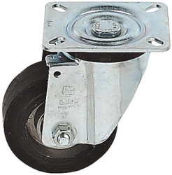 Koło samonastawne średnica kabla 200mm Płyta LAG 450kg wysokość całkowita 249mm