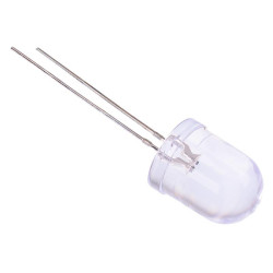 White 10mm LED Water Clear 20,000mcd 20°