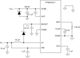 LNB voltage regulator with I2C interface in FCCM mode
