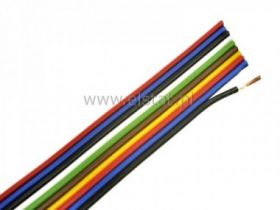 Przewód TLWY10 x 0.22 mm wielokolorowa taśma
