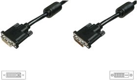 Kabel DVI Digitus AK-320200-050-S, DVI 24+1pin do DVI 24+1pin., 4.50 m