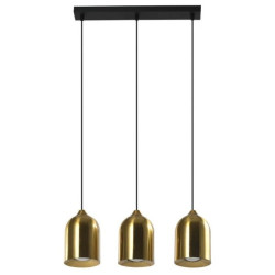 Metalowa lampa wisząca Nilo złota 3xGU10 Light Prestige