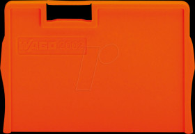 2002-1294 Separator plate, 2 mm thick, overhanging, orange