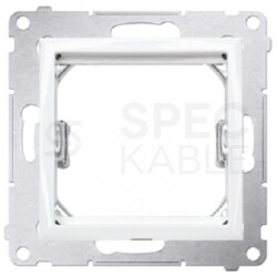 Adapter montażowy SIMON 54 dla modułu 2M 45x45mm bezhalogeonwy LSOH biały Kontakt Simon DA45.01/11