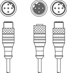 Leuze Electronic 50123263 Linia połączenia 1 szt.
