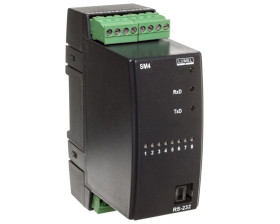 Moduł 8-kanałowy wyjść binarnych zasilanie 85-253V AC/DC 8 wyjść typu OC bez atestu KJ SM4 11000