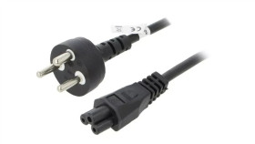 Sn328-3/07/2Bk Kabel De1-13P (K) Wtyk, Iec C5 Żeński Pvc 2M Czarny 10A 250V