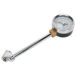 Sealey TSTPG34 Twin Connector Tyre Pressure Gauge 0-220psi