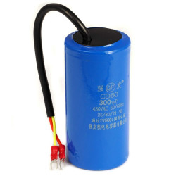 Kondensator rozruchowy silnika cylindryczny CD60 300uF 450V