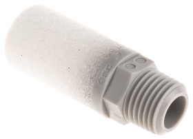 Tłumik hałasu , R 1/4 męskie Gwintowany 1/4 in Żywica SMC