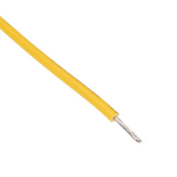 Yellow UL1015 18AWG 34/0.18mm Tinned Copper Stranded Wire (price per metre)