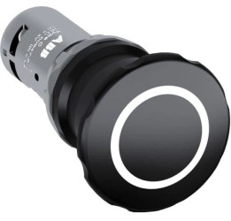 Przycisk bezpieczeństwa grzybkowy 40mm 1Z+1R - 1Z - 1R 24 ... 300 V czarny CE4P-10B-11 1SFA619551R1076