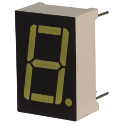 TruOpto OSL10561-LW 14.2mm White Seven Segment Display Cathode 65mcd