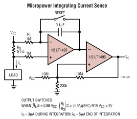 1.5µA Max, Single Precision Rail-to-Rail Input and Output Op Amps