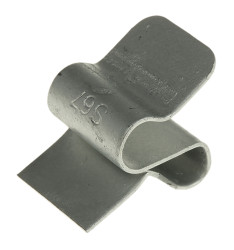 Klips do dźwigarów, grubość kołnierza: 2→ 4 mm, Stalowe