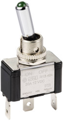 TRU COMPONENTS TC-11193844 Przełącznik dźwigienkowy, 1 x wył/wł, 12 V/DC, 20 A, 1 szt.