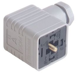 GDM 2016 złącze na przewód, styki 2+PE, dławik M16x1.5 (4.5 do 10mm), szare, 934393106, Hirschmann, GDM2016, EN175301803A, DIN43