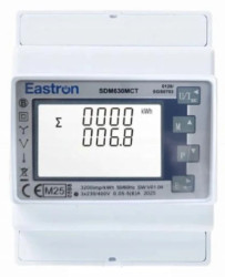 Licznik energii 3-faz trójfazowy LCD do przekładników prądowych MODBUS zdalny MID