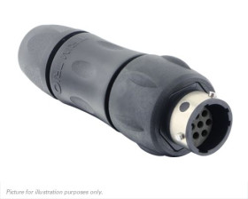 Złącze wielostykowe przemysłowe 10-pinowe Układ szeregowy Gniazdo Souriau Sunbank by Eaton